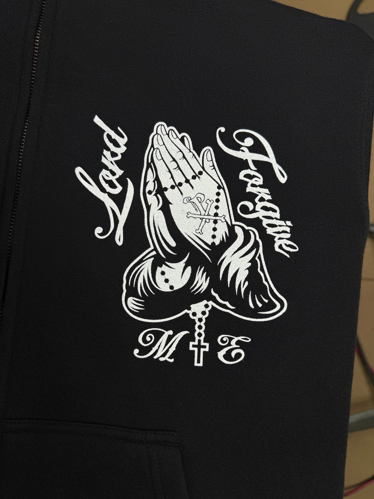 “Lord Forgive Me” Zip-Up Hoodie