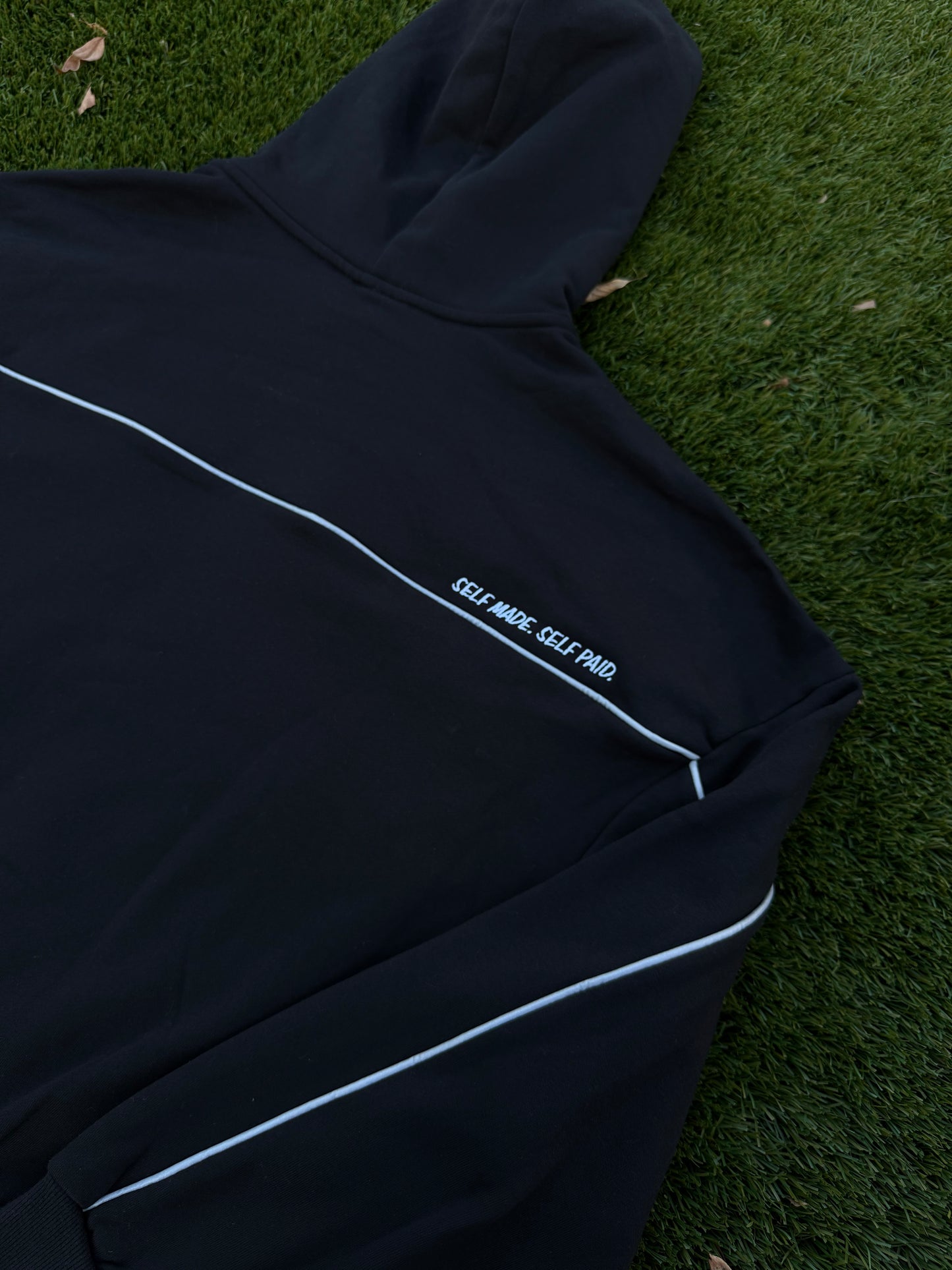 Embroidered Zip Up Hoodie