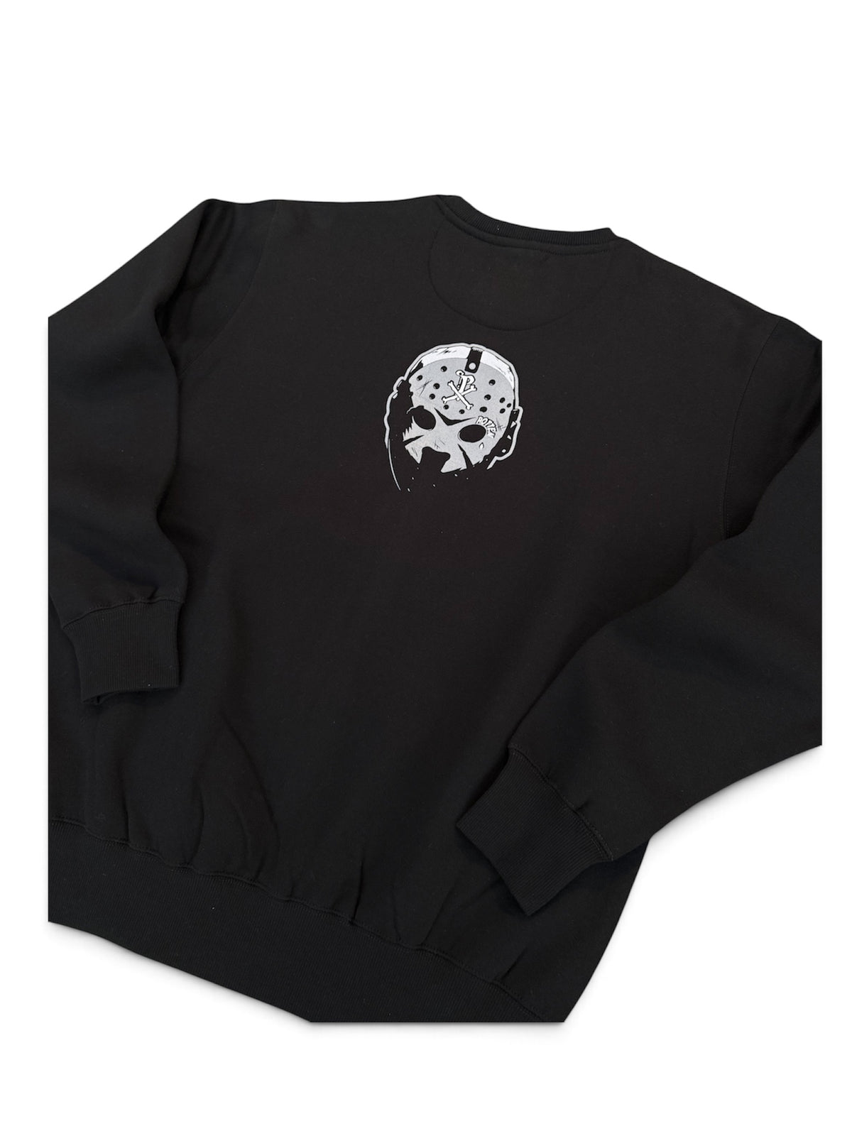 No Face-No Case Crewneck Sweater.