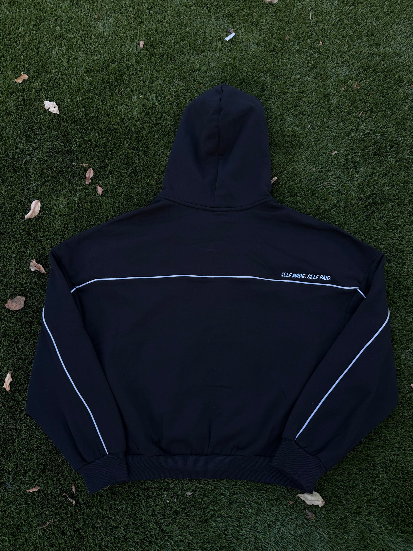 Embroidered Zip Up Hoodie