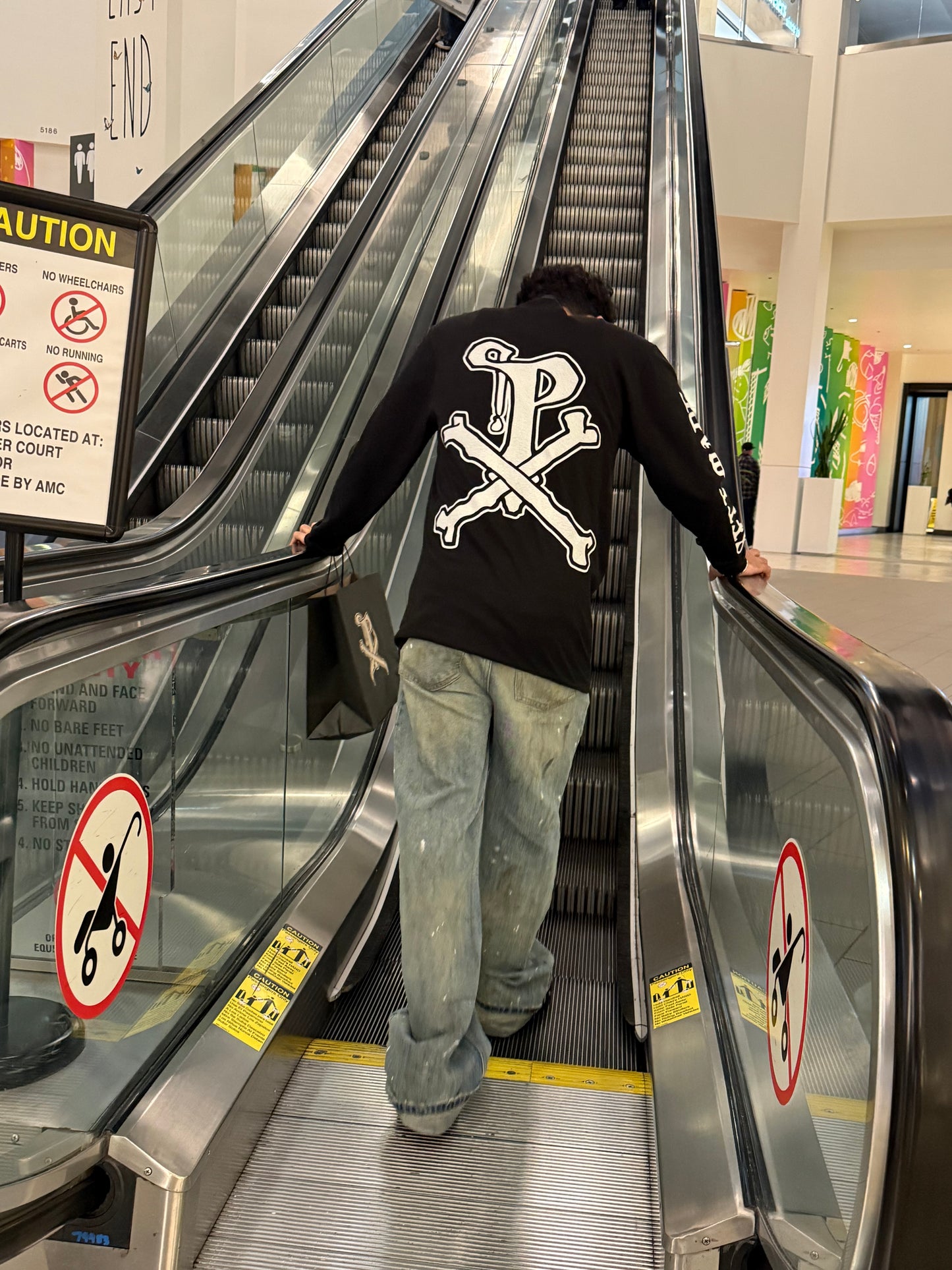 “Splattered P” long sleeves