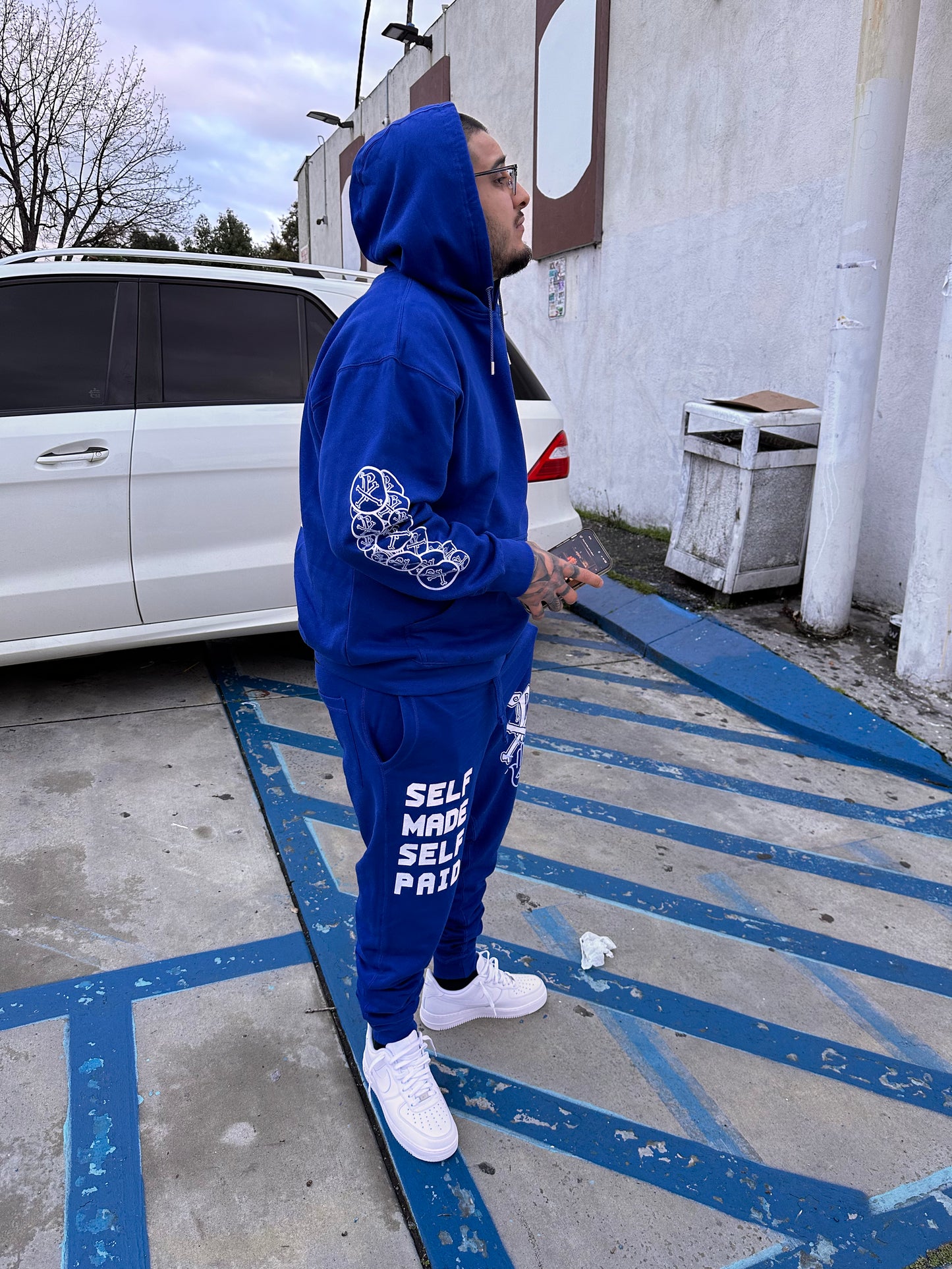 Hamsa Royal Blue jogger Sweatpants